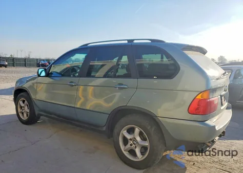 2002 BMW X5 3.0I z USA, uszkodzony, nr VIN 5UXFA53572LP46859